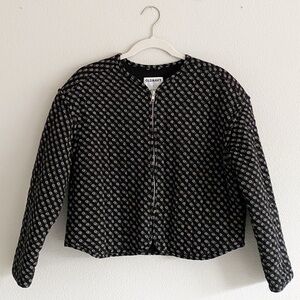 Quilted Bomber Jacket